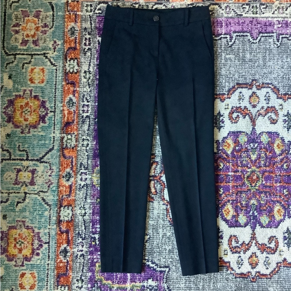 J. Crew Black Slim Ankle Crop Pants